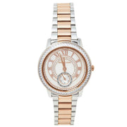Michael Kors Madelyn Silver Dial Two Tone Steel Strap Watch for Women - MK6288