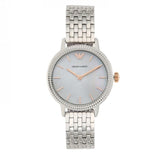 Emporio Armani Interchangeable Mother of Pearl Dial Silver Steel Strap Watch For Women - AR80020