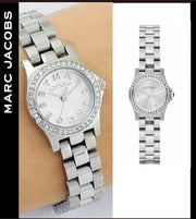 Marc Jacobs Henry Silver Dial Silver Steel Strap Watch for Women - MBM3276