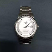 Tissot Luxury Powermatic 80 Silver Dial Silver Steel Strap Watch For Men - T086.408.11.031.00
