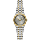 Tudor Royal Diamonds Automatic Grey Dial Two Tone Steel Strap Watch for Men - M28603-0002