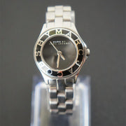 Marc Jacobs Blade Black Dial Silver Steel Strap Watch for Women - MBM3058
