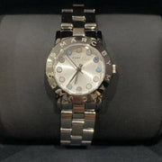 Marc Jacobs Amy White Dial Silver Steel Strap Watch for Women - MBM3217