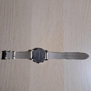 Burberry The City Nova White Dial Checked Brown Leather Strap Watch for Men - BU9357