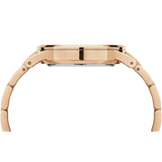 Daniel Wellington Iconic Link White Dial Gold Steel Strap Watch For Men - DW00100343