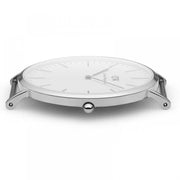 Daniel Wellington Classic St Mawes White Dial Brown Leather Strap Watch For Men - DW00100021