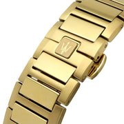 Maserati Stile Chronograph Black Dial Gold Steel Strap Watch For Men - R8873642001