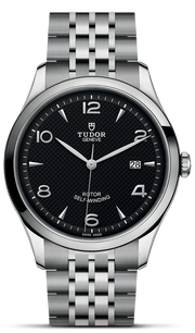Tudor 1926 Automatic Black Dial Silver Steel Strap Watch for Men - M91650-0002