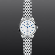 Tudor 1926 Automatic White Dial Silver Steel Strap Watch for Men - M91650-0005