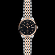 Tudor 1926 Automatic Black Dial Two Tone Steel Strap Watch for Men - M91651-0003