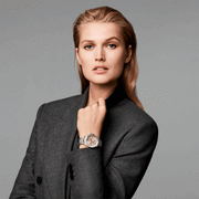 Hugo Boss Premiere Chronorgaph Rose Gold Dial Silver Steel Strap Watch for Women - 1502444