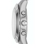Marc Jacobs Peeker Chronograph Silver Dial Silver Steel Strap Watch for Women - MBM3371