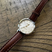 Coach Delancey Slim Cream Dial Brown Leather Strap Watch For Women - 14502789
