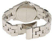 Marc Jacobs Henry Diamonds White Dial Silver Steel Strap Watch for Women - MBM3044