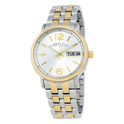 Marc Jacobs Fergus Silver Dial Two Tone Steel Strap Watch for Women - MBM3426