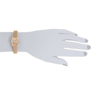 Marc Jacobs Henry Dinky Grey Dial Grey Leather Strap Watch for Women - MBM1239