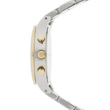 Marc Jacobs Henry Chronograph Silver Dial Two Tone Steel Strap Watch for Women - MBM3197