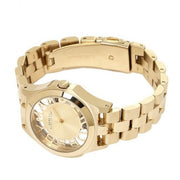 Marc Jacobs Henry Gold Dial Gold Steel Strap Watch for Women - MBM3292