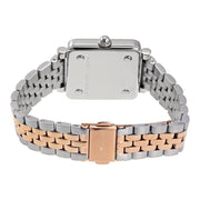 Marc Jacobs Vic Silver Dial Two Tone Steel Strap Watch for Women - MJ3463