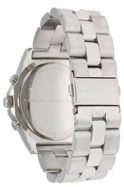 Marc Jacobs Blade White Dial SIlver Steel Strap Watch for Women - MBM3100