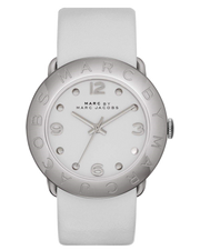 Marc Jacobs Blade White Dial White Leather Strap Watch for Women - MBM1223