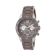 Marc Jacobs Rock Chronograph Grey Dial Grey Silicone Strap Watch for Women - MBM2595