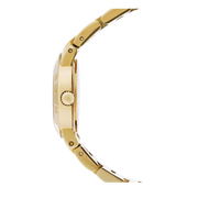 Marc Jacobs Mini Amy White Dial Gold Steel Strap Watch for Women - MBM3057