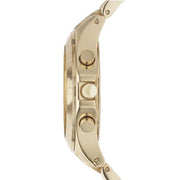Marc Jacobs Blade Chronograph Gold Dial Gold Steel Strap Watch for Women - MBM3101