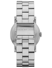 Marc Jacobs Amy White Dial Silver Steel Strap Watch for Women - MBM3140