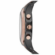Marc Jacobs Blade Chronograph Grey Dial Two Tone Steel Strap Watch for Women - MBM8583