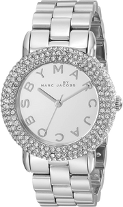 Marc Jacobs Marci Silver Dial Silver Steel Strap Watch for Women - MBM3190