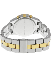 Marc Jacobs Henry Chronograph Silver Dial Two Tone Steel Strap Watch for Women - MBM3197