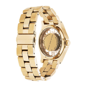 Marc Jacobs Henry Gold Dial Gold Steel Strap Watch for Women - MBM3292