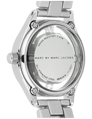 Marc Jacobs Tether Transparent Silver Dial Silver Steel Strap Watch for Women - MBM3416