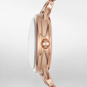 Marc Jacobs Betty Mother of Pearl White Dial Rose Gold Steel Strap Watch for Women - MJ3511