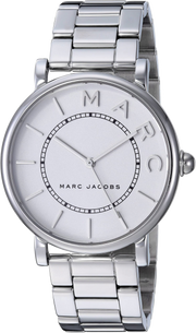 Marc Jacobs Roxy White Dial Silver Steel Strap Watch for Women - MJ3521