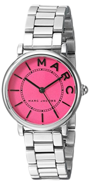 Marc Jacobs Roxy Pink Dial Silver Steel Strap Watch for Women - MJ3528