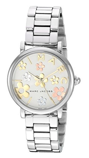 Marc Jacobs Classic White Dial Silver Steel Strap Watch for Women - MJ3581