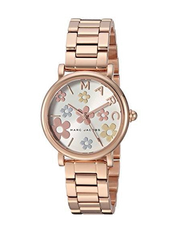 Marc Jacobs Classic White Dial Rose Gold Steel Strap Watch for Women - MJ3582