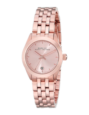 Marc Jacobs Peeker Rose Gold Dial Rose Gold Steel Strap Watch for Women - MBM3374