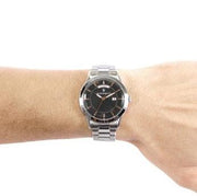 Maserati Tradizione Black Dial Silver Steel Strap Watch For Men - R8853125002
