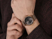 Maserati Epoca Anthracite Dial Rose Gold Mesh Bracelet Watch For Men - R8853118004
