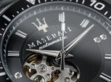 Maserati SFIDA Automatic Black Special Edition 44mm Watch For Men - R8823140005