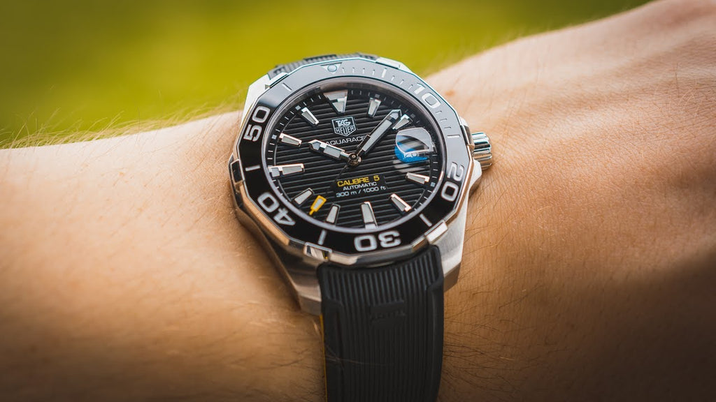 TAG Heuer アクアレーサー 41mm WAY111A.FT6151 Tag Heuer Aquaracer Black Dial Watch for Men
