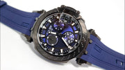 Tissot T Race Chronograph Blue Dial Blue Silicone Strap Watch For Men - T115.417.37.041.00