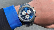 Tissot PRS 516 Chronograph Blue Dial Blue Steel Strap Watch for Men - T131.617.11.042.00