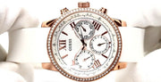 Guess Sport White Dial White Rubber Strap Watch For Women - W0616L1