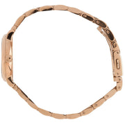 Marc Jacobs Mini Baker Blue Dial Rose Gold Steel Strap Watch for Women - MBM3285
