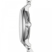 Marc Jacobs Baker Brown Dial Silver Steel Strap Watch For Women - MBM3329