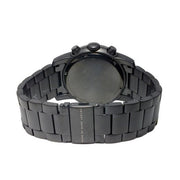 Marc Jacobs Larry Chronograph Black Dial Black Steel Strap Watch for Men - MBM5052